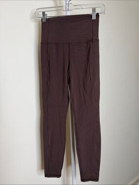 Left On Friday High-Waist Leggings — Dark Brown
